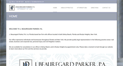 Desktop Screenshot of jbparkerlaw.com