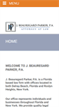 Mobile Screenshot of jbparkerlaw.com